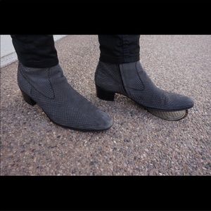 Yves Saint Laurent Python boots
